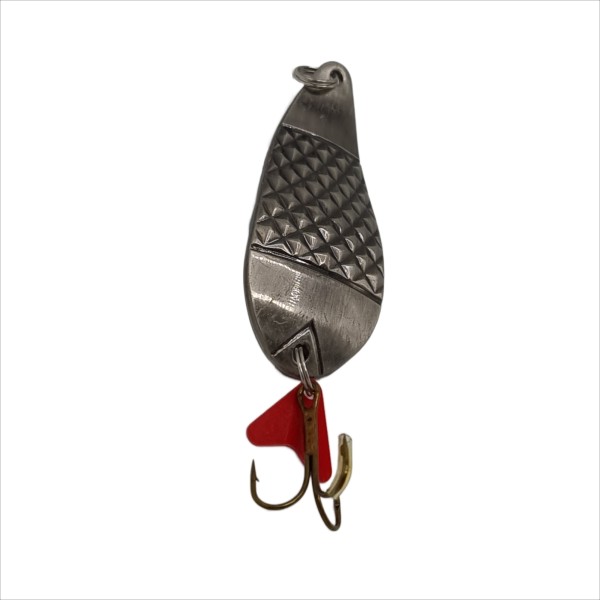 Oscillating fishing lure, Regal Fish, model 8004, 17 grams, silver color